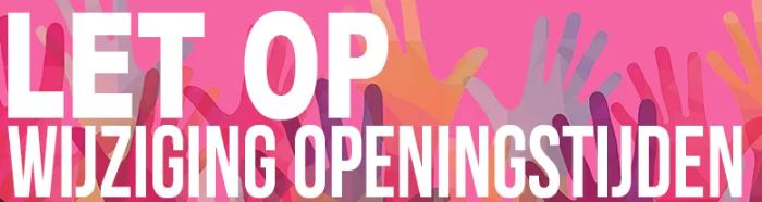 nieuwe openingsuren roos met handjes
